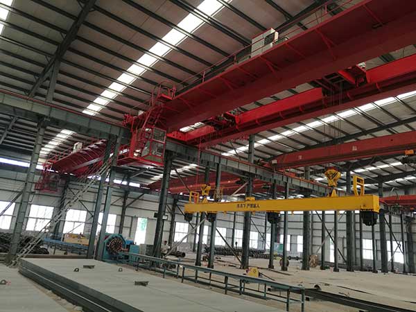 High automatic concrete pole production line in Myanmar