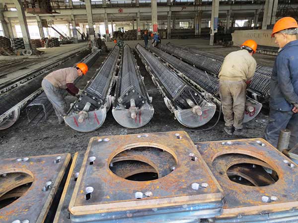 Indonesia concrete pile production line
