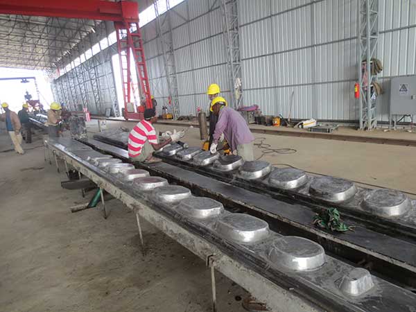 Ethiopia concrete railway catenary production line
