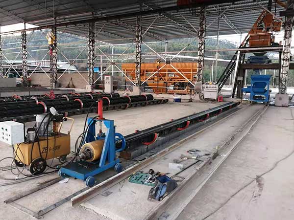 Malaysia concrete pole production line